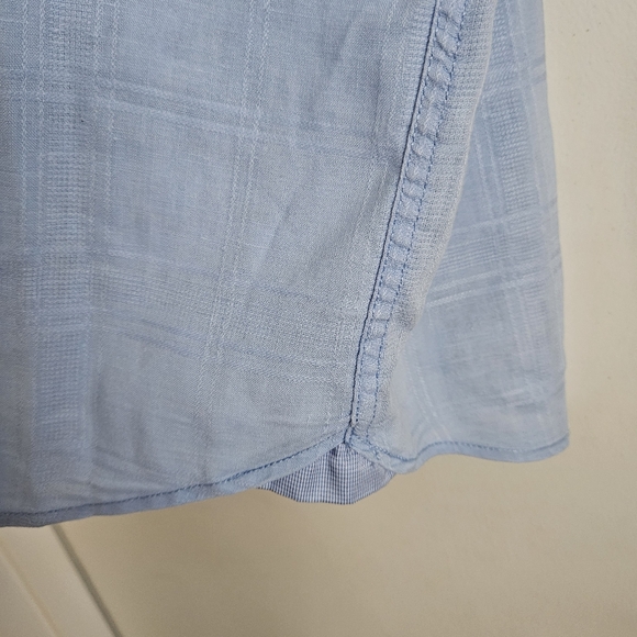 Tommy Bahama Men's Costa Tautira Stretch-Linen Camp Shirt Blue Size Large - Picture 7 of 11